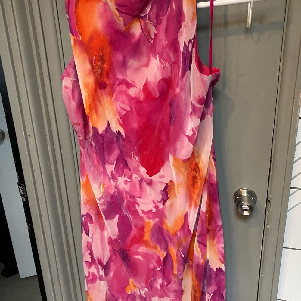 Beautiful floral 3/4 Dress 3X 🌸